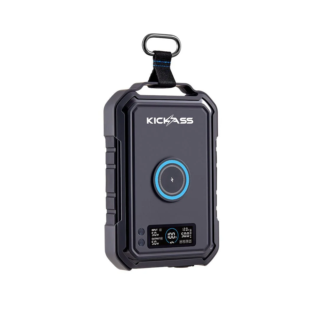 KickAss 120” Portable Outdoor Cinema AirScreen Bundle with Smart Projector, 12Ah Power Pack & AC Adapter - Image 4