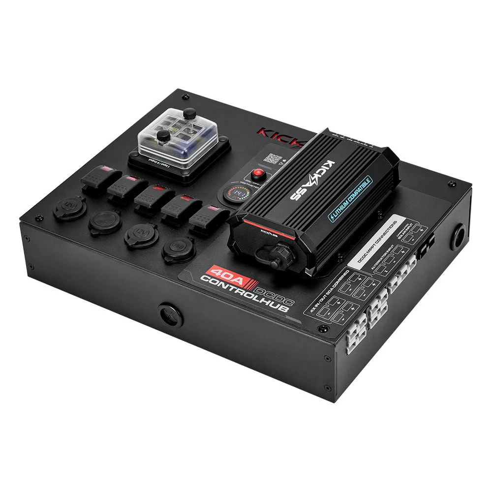 KickAss 12V Control Hub / Panel with Smart 40A DCDC Charger + Integrated Bluetooth - Image 5