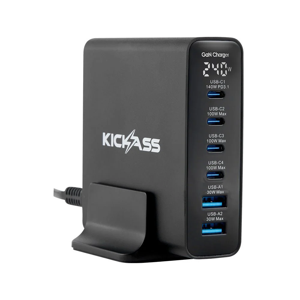 KickAss 240W GaN USB-C Charger + Rechargeable Vacuum Sealer Bundle - Image 2