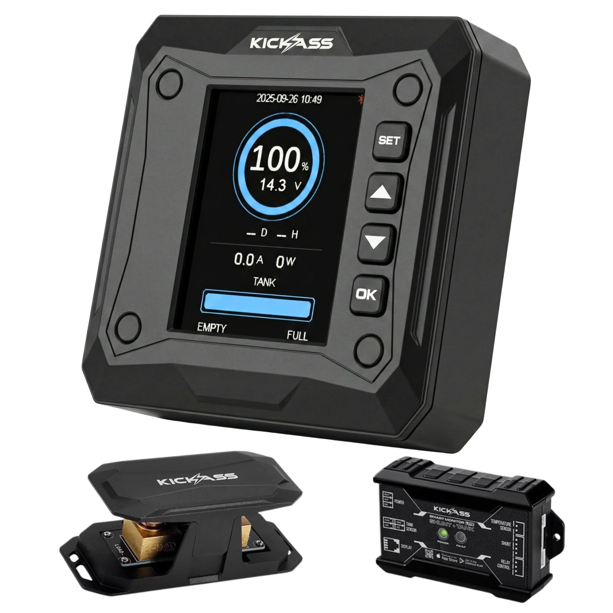 KickAss 25A DCDC Complete Dual Battery Kit with 1000W Inverter and Smart Shunt - Image 2