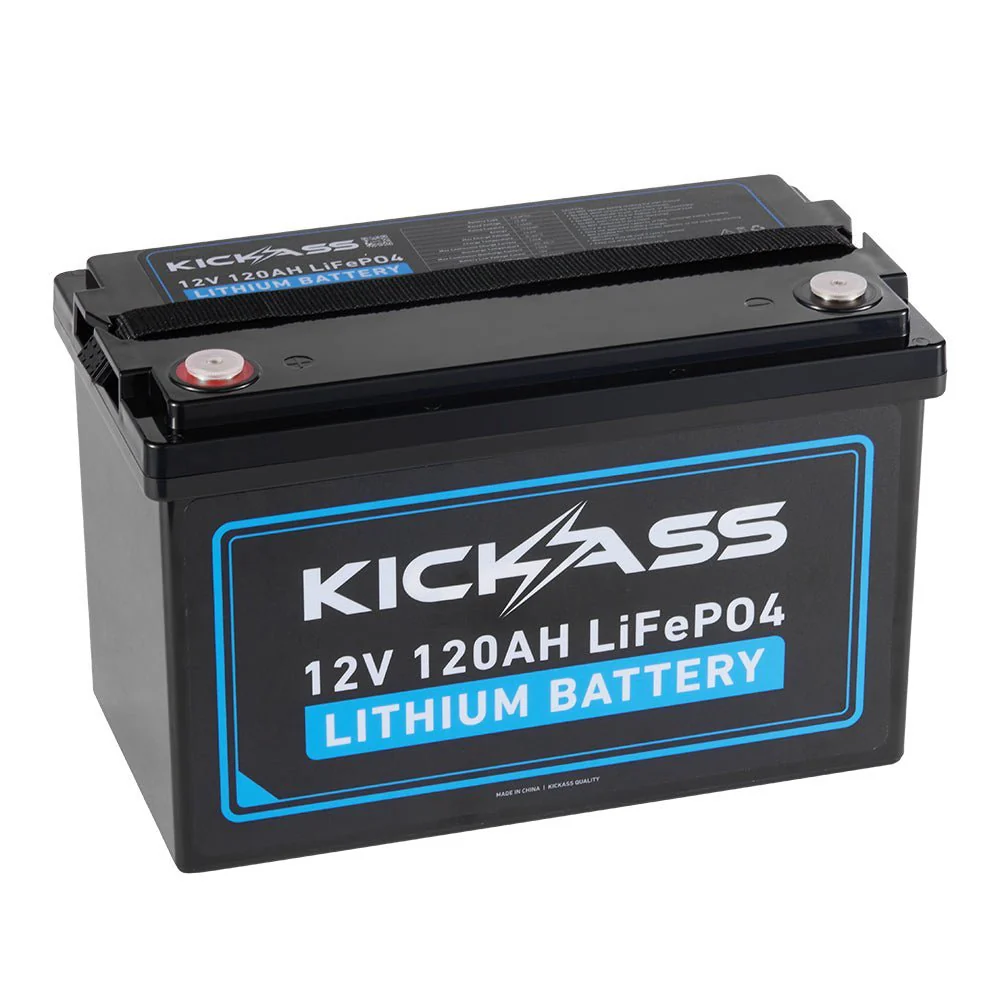 KickAss Battery Box with 25A DCDC Bundle with 120Ah Lithium Battery, Tray, Wiring Kit and 32A Charger - Image 3