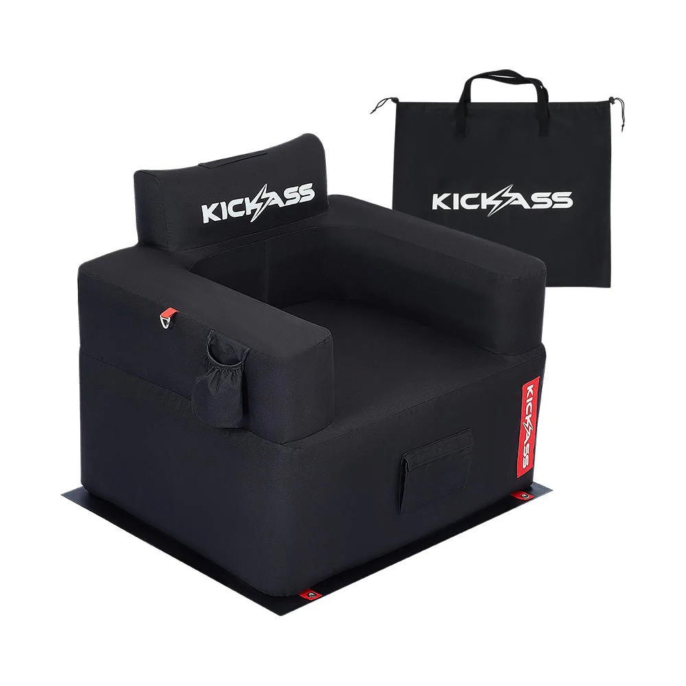 KickAss Inflatable Armchair + Ottoman Bundle - Image 2
