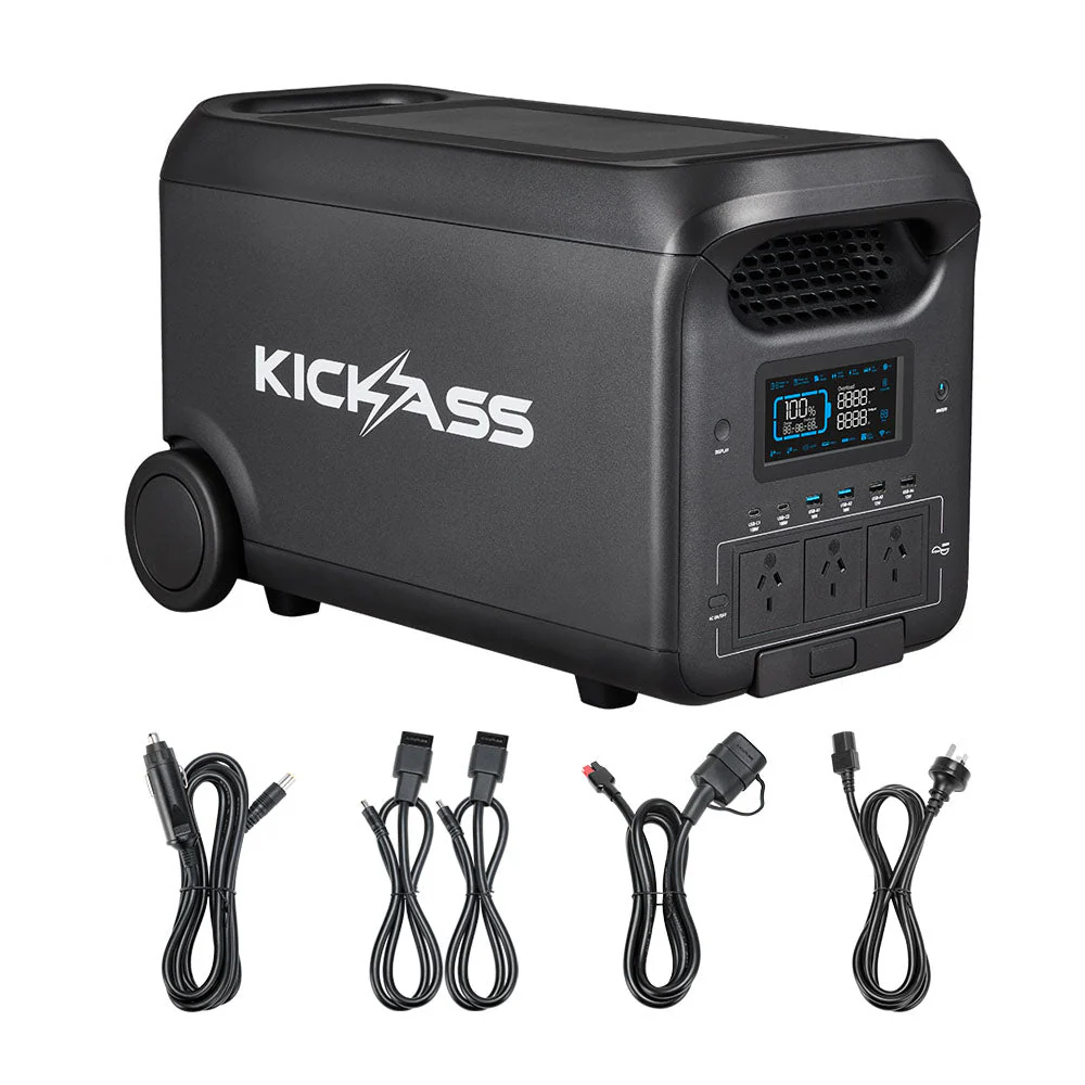 KickAss KickCharge 3000 Lithium Power Station - 3000W,  200Ah @ 12.8V - Image 2