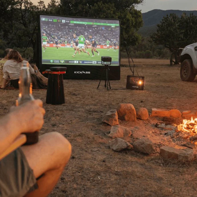 KickAss 120” Portable Outdoor Cinema Projection AirScreen – Inflatable Movie Screen for Camping & Backyard - Image 2
