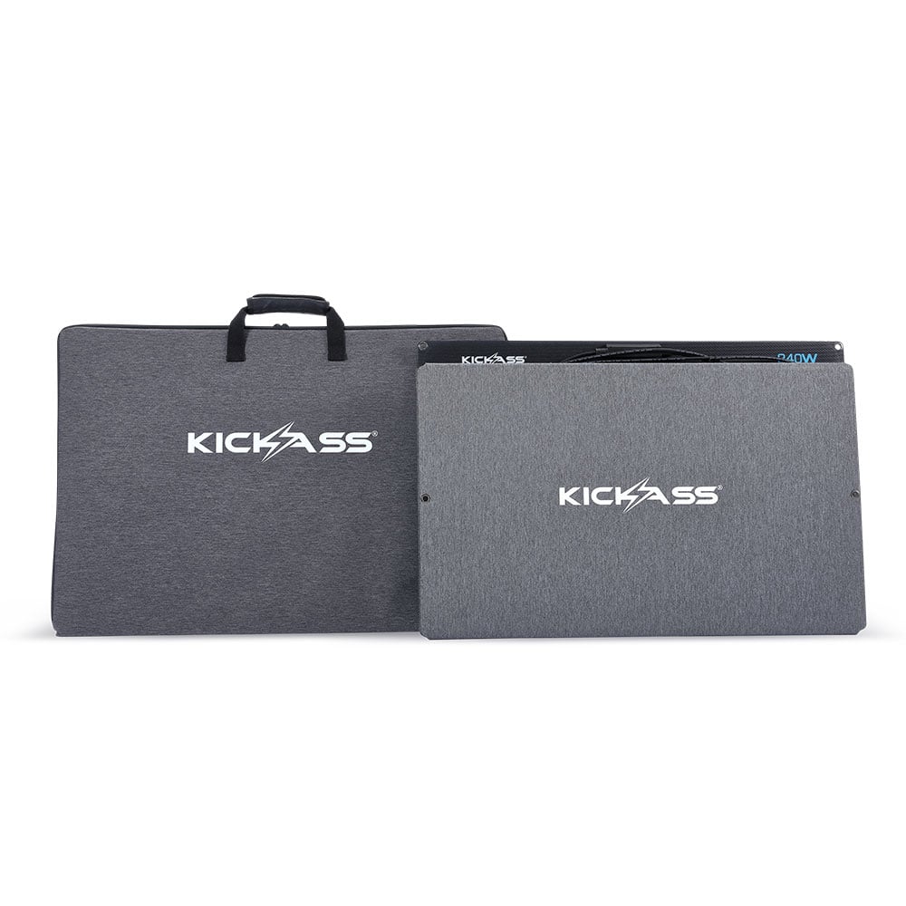 KickAss 12V 240W Premium Folding Portable Solar Panel - Image 15