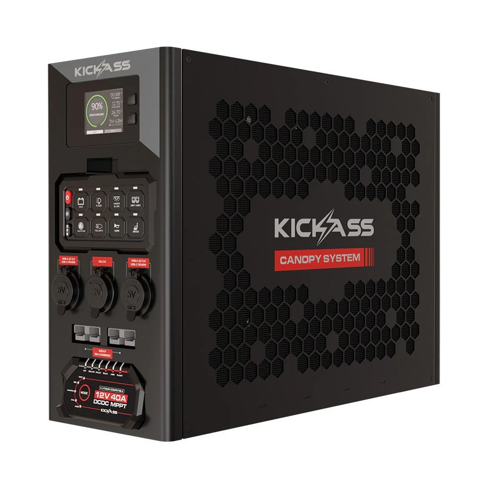 KickAss Smart 12V 230Ah Ultra-X Lithium Compact Deep Cycle Battery Bundle with 40A DCDC Charger & Starlink Mini - Image 3