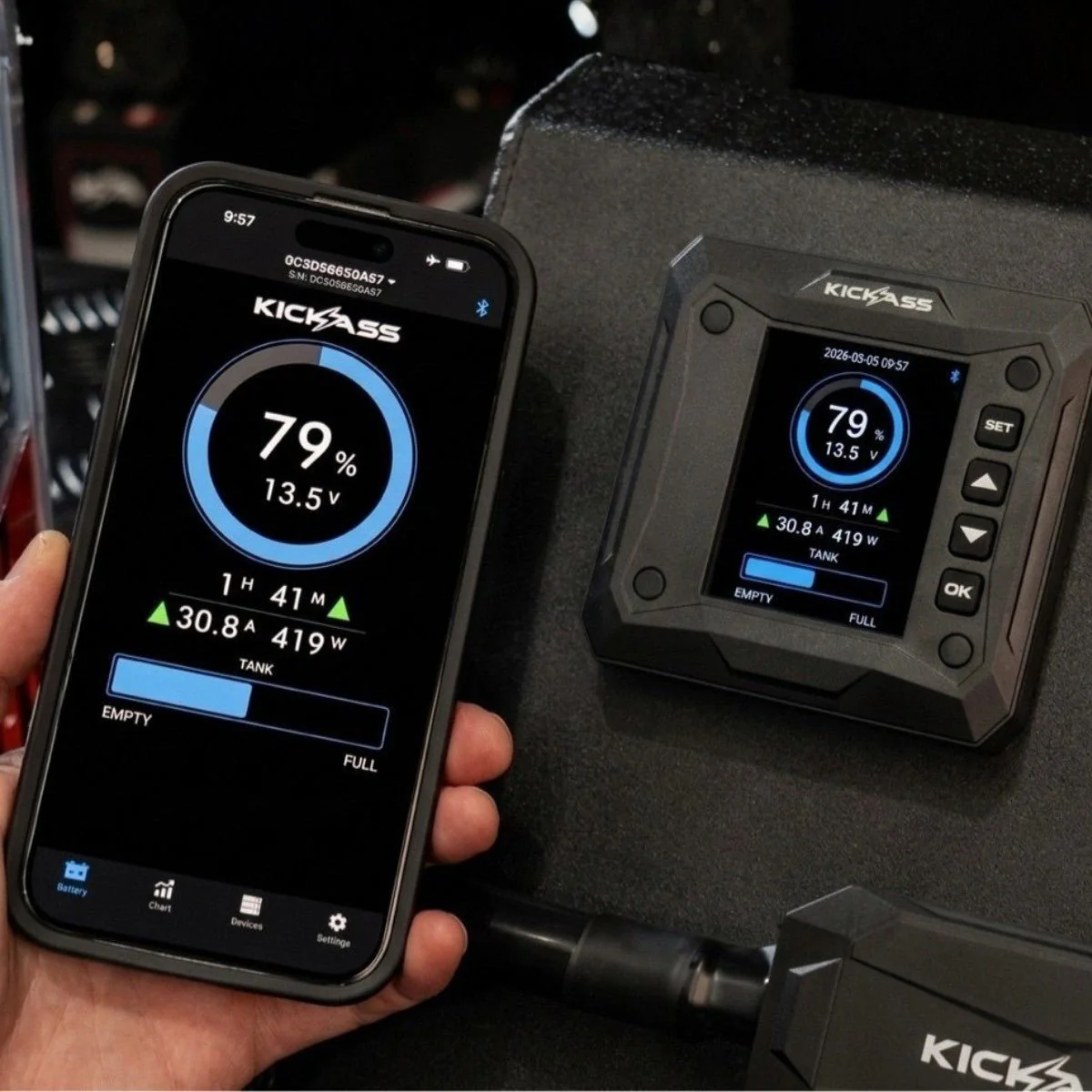 KickAss 600A Smart Shunt with Battery and Tank Monitor - Image 2