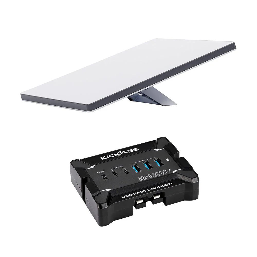 KickAss Starlink Mini Bundle with 12V Anderson To USB Fast Charger & 5m USB-C Cable