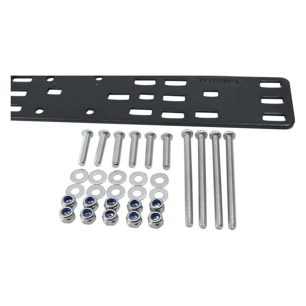 Mounting Bracket Black Powder-Coated Long for Dual/Twin Connector Covers & Sockets - Image 2
