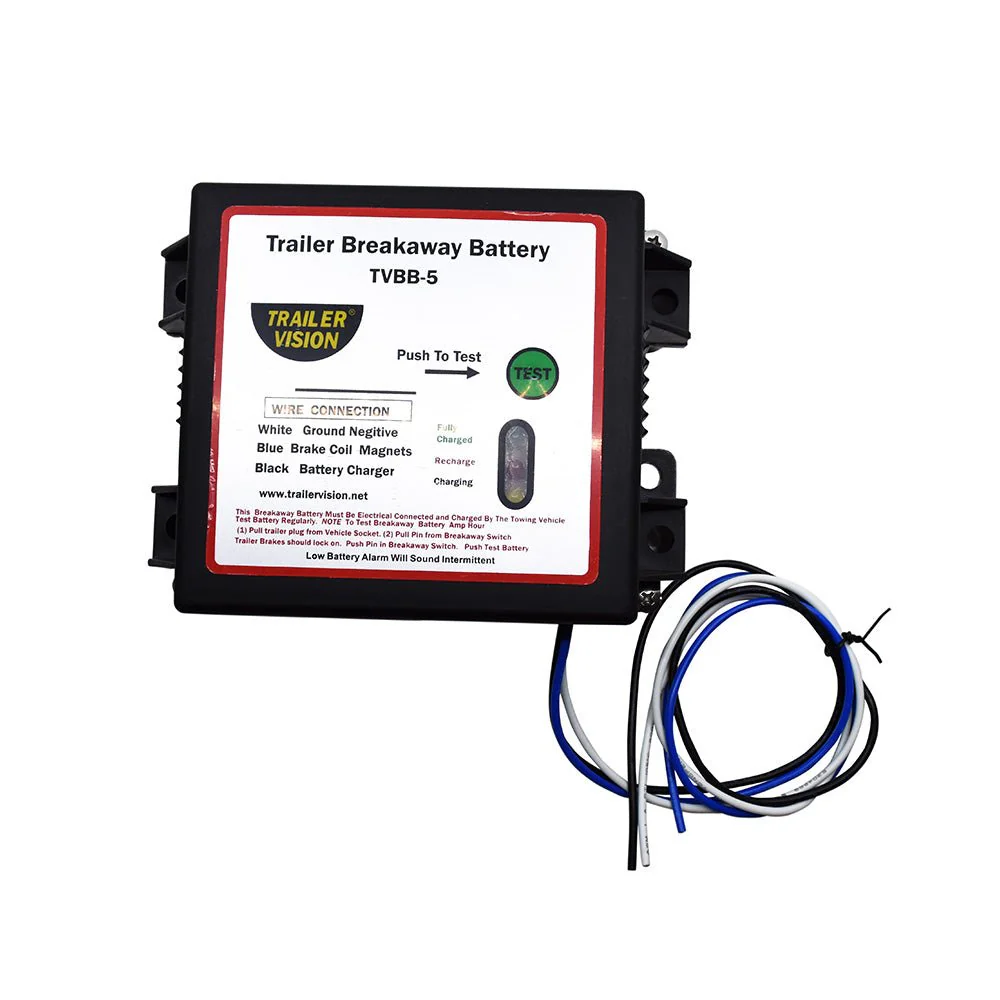 Trailer Vision Battery Kit Breakaway Switch, 5Ah Battery & ADR Approved
